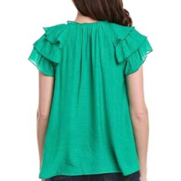 Nanette Lapore tulip sleeve blouse - Picture 2 of 10